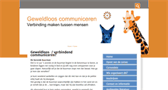 Desktop Screenshot of geweldlooscommuniceren.info